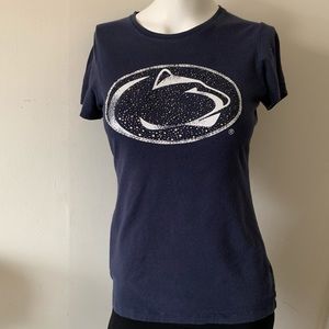 Penn State (PSU) Blingy Nittany Lion Head T-Shirt